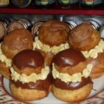 Muffins soufflés au Nutella et tuiles au carambar